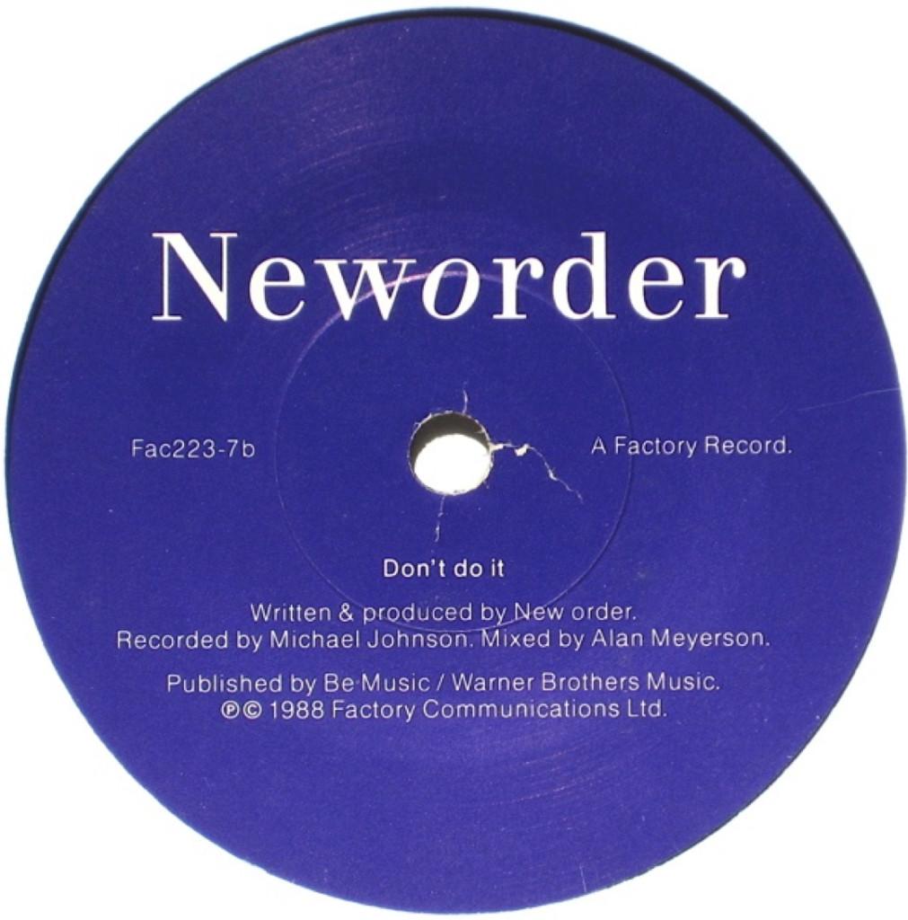 New Order Don't Do It