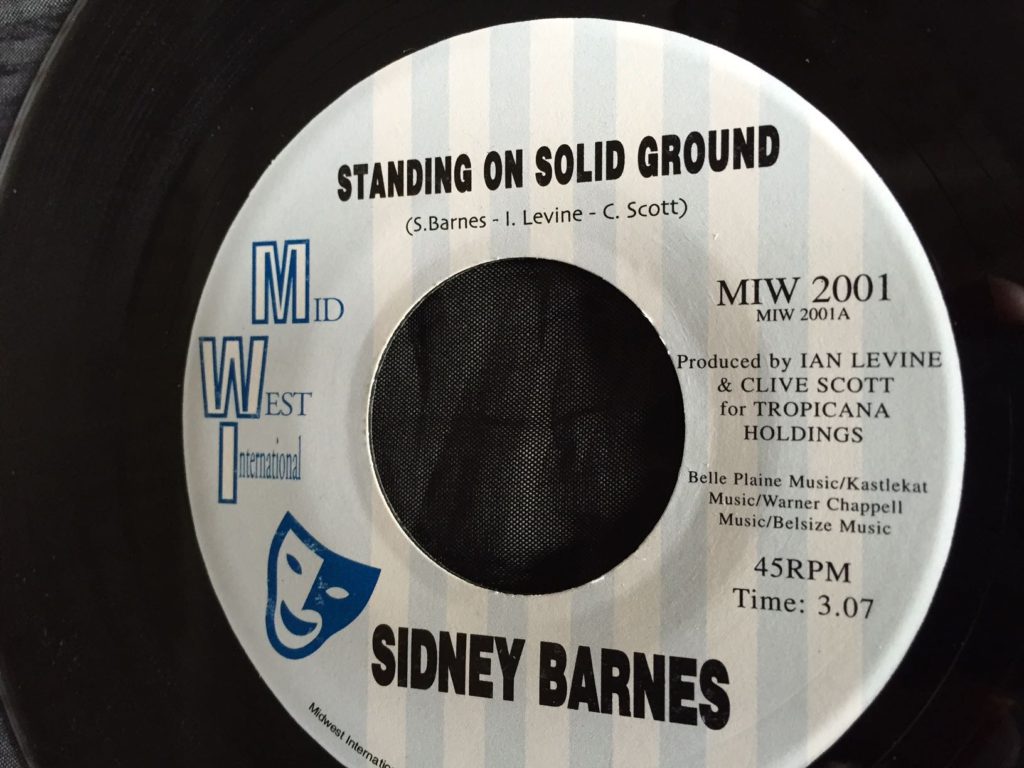 Sidney Barnes - Standing On Solid Ground 7"