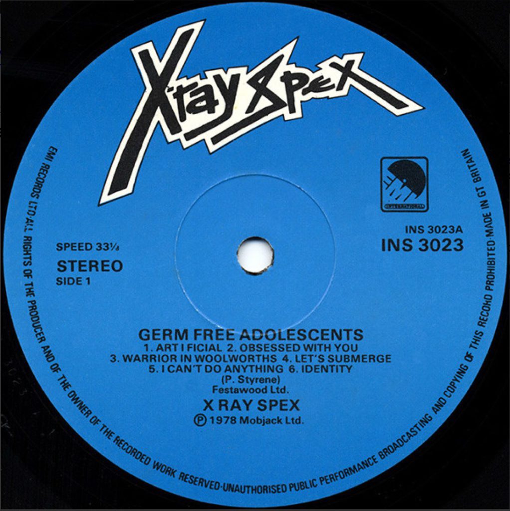 X-Ray Spex - Art-I-Ficial