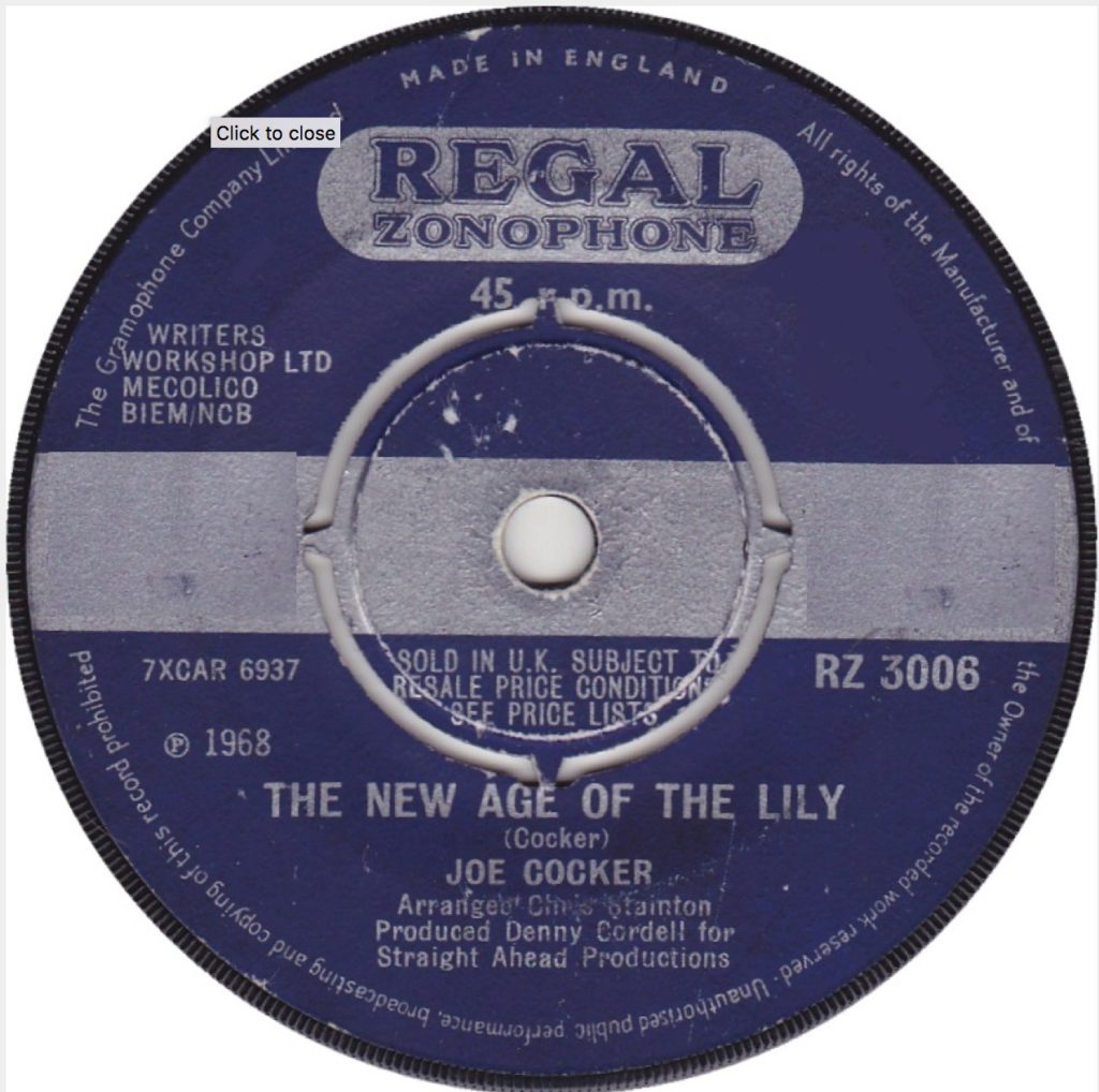 Joe Cocker - The New Age Of The Lily (41 Rooms)