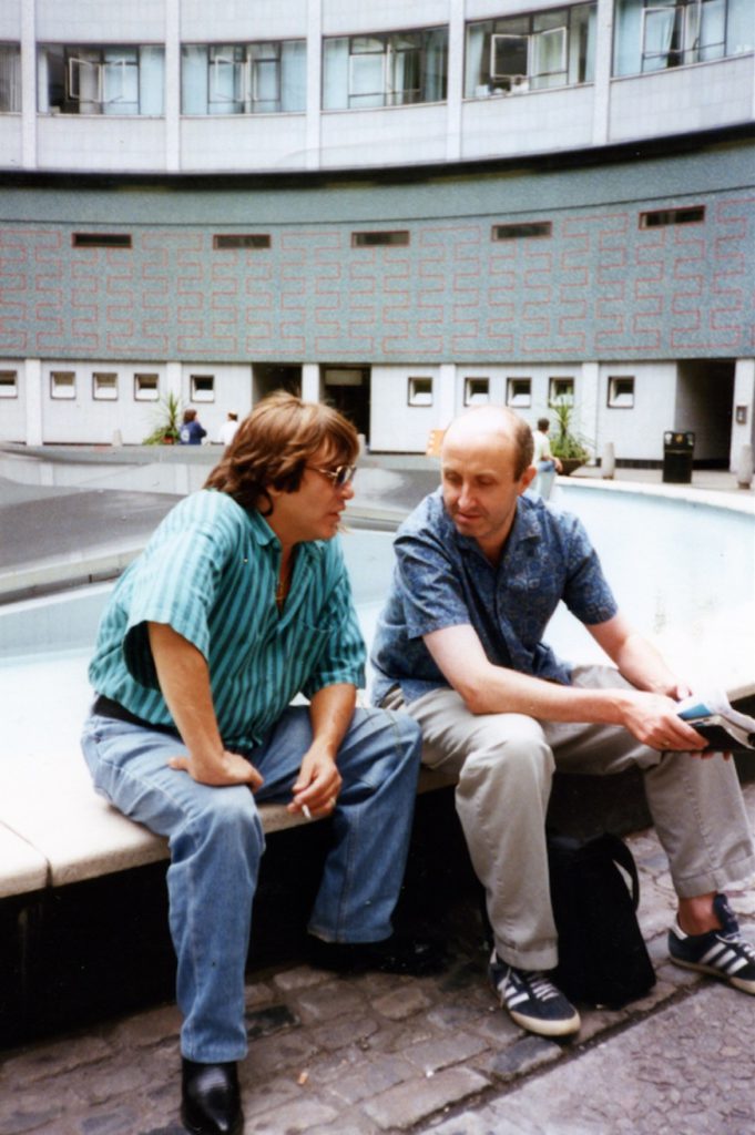 Jose and Dec, BBC Centre, Aug, 97.