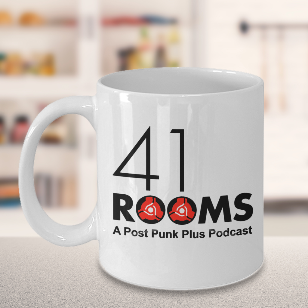 41 Rooms white mug (on counter)