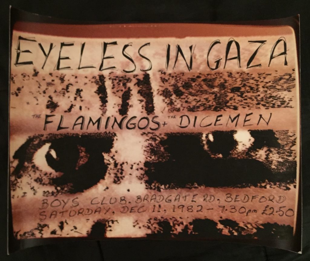 Eyeless In Gaza, Bedford Boys Club, 11.12.82 original poster - 41 Rooms - show 66