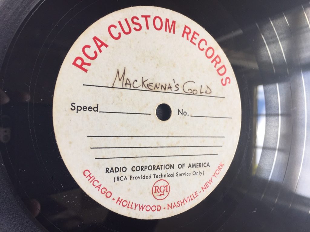 Jose Feliciano - Old Turkey Buzzard - 41 Rooms - show 82 (1-sided acetate of Mackenna's Gold soundtrack album