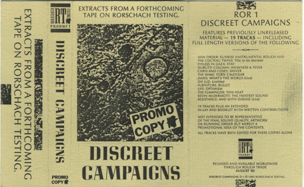 Ganzheit - Preface and Hostilities - Discreet Campaigns, promo cover - 41 Rooms - show 84