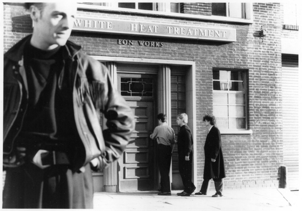 Workforce - Compromise - 41 Rooms - show 84 (press photo, White Heat Treatment, Sheffield, 13.10.85)