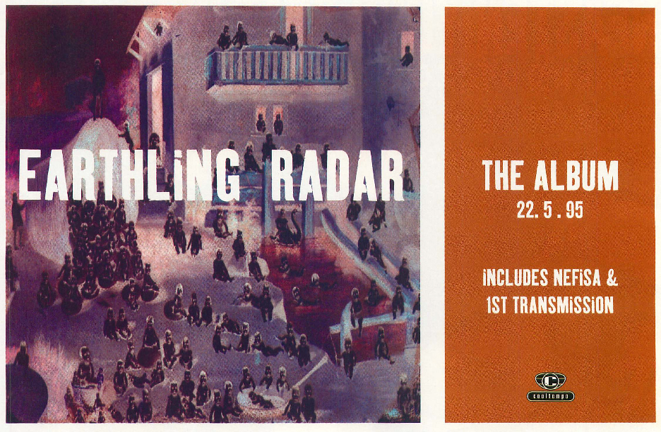 Earthling LP ad - 41 Rooms - show 89 (Muzik #1, June '95)