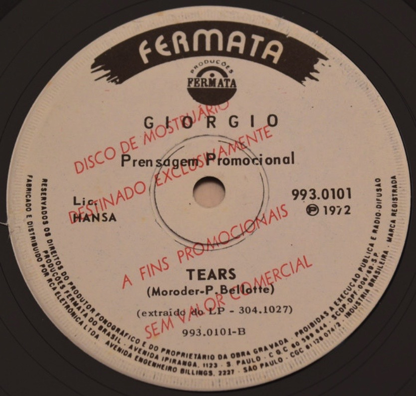 Giorgio (Moroder) - Tears - 41 Rooms - Show 96