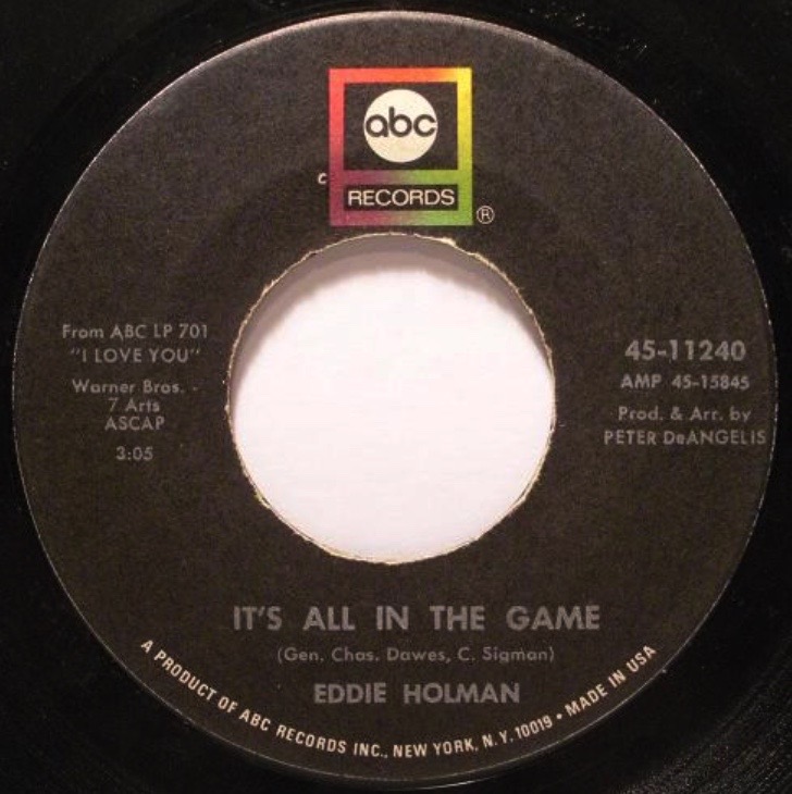 Eddie Holman - It's All In The Game - 41 Rooms - show 99