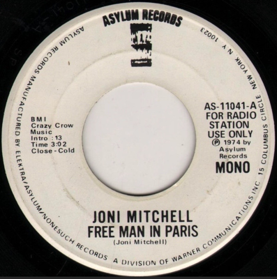 Joni Mitchell - Free Man In Paris - 41 Rooms - show 103