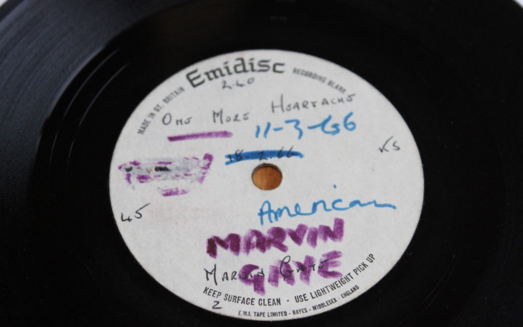 Marvin Gaye - UK One More Heartache acetate - 41 Rooms - show 105