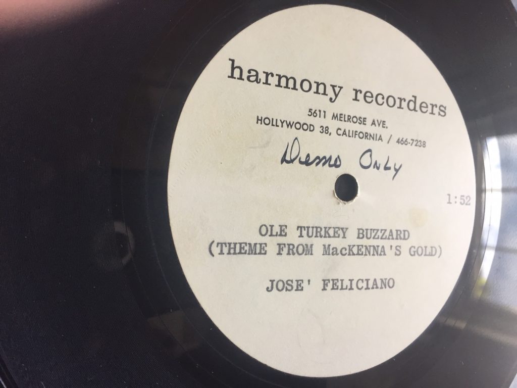 Jose Feliciano - Old Turkey Buzzard (US acetate) - 41 Rooms - show 82
