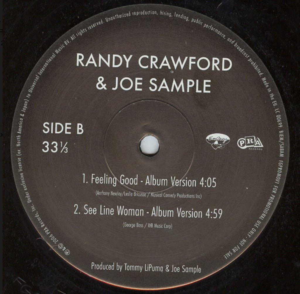 Randy Crawford and Joe Sample - See Line Woman - 41 Rooms - show 110