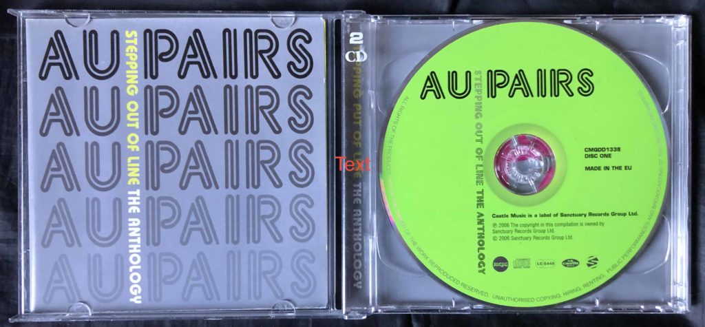Au Pairs - Runs With Honey (Demo) - 41 Rooms - show 110