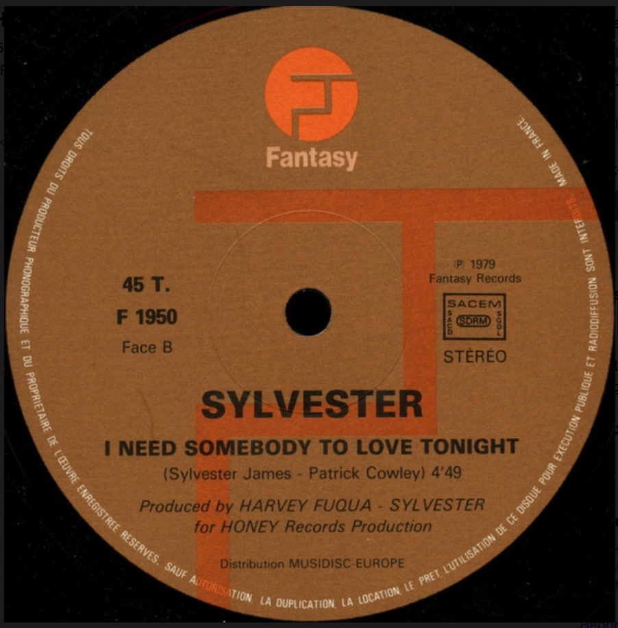 Sylvester - I Need Somebody To Love Tonight (Inst) - 41 Rooms - show 112