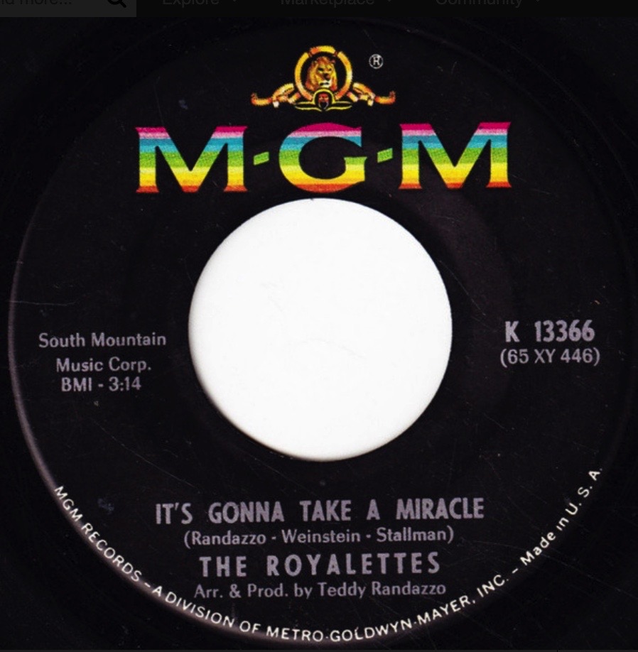 The Royalettes - It's Gonna Take A Miracle - 41 Rooms - show 114