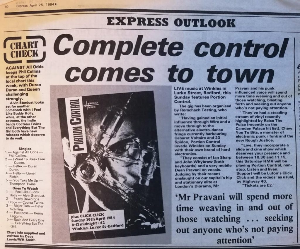 Portion Control (Bedford Express 25.4.84) - 41 Rooms - show 116