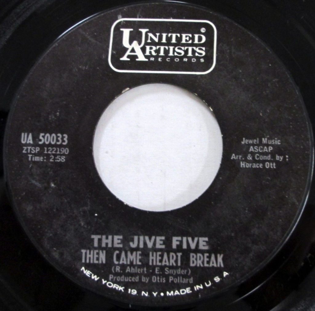 The Jive Five - Then Came Heartbreak - 41 Rooms - show 118