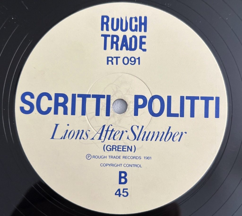 Scritti Politti - Lions After Slumber - 41 Rooms - show 120
