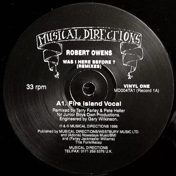 Robert Owens - Was I Here Before? (Fire Island Vocal) - 41 Rooms - show 130