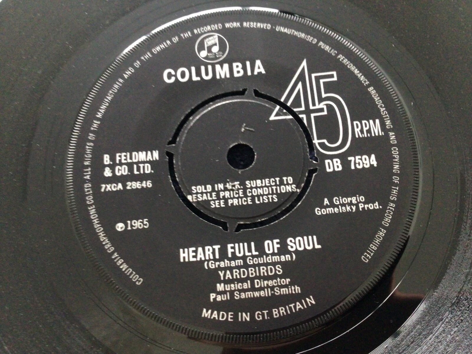 The Yardbirds - Heart Full Of Soul - 41 Rooms - show 140