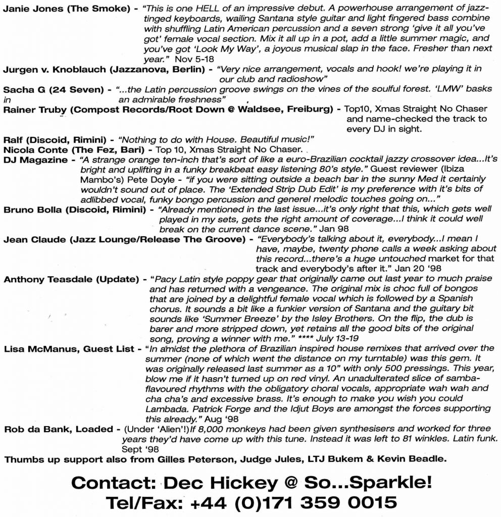 The Soul Of 81 Winkles - Look My Way (Reaction sheet 2) - 41 Rooms - show 143