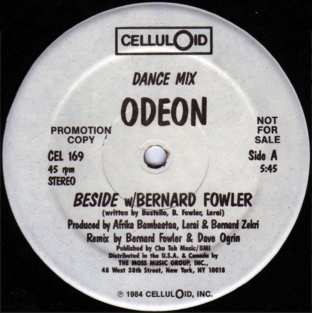 Beside (with Bernard Fowler) - Odeon (Dance Mix) - 41 Rooms - show 149