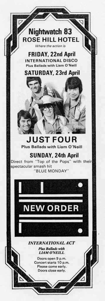 New Order Kilkenny flyer - 41 Rooms - show 152
