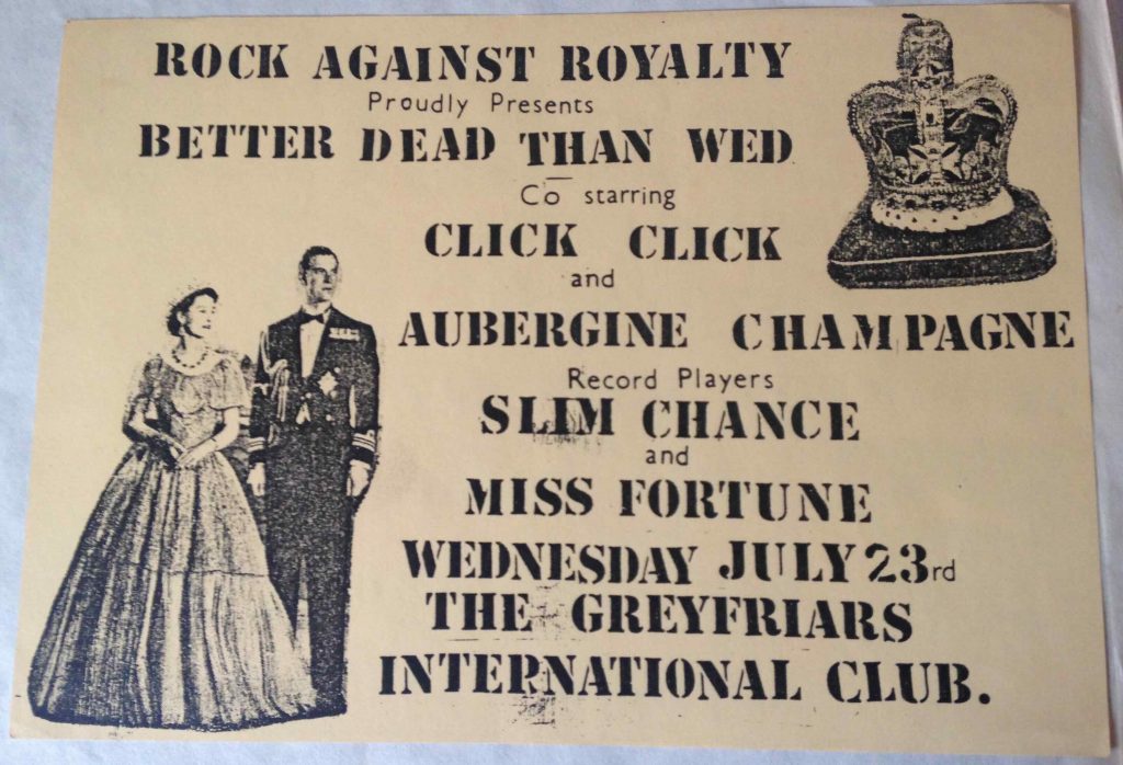 Click Click Bedford ticket, 23.7.86 - 41 Rooms - show 155
