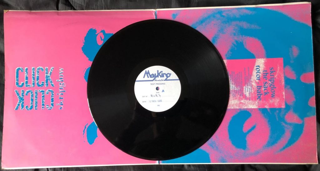 Click Click - Skripglow test pressing and proof sleeve - 41 Rooms - show 154